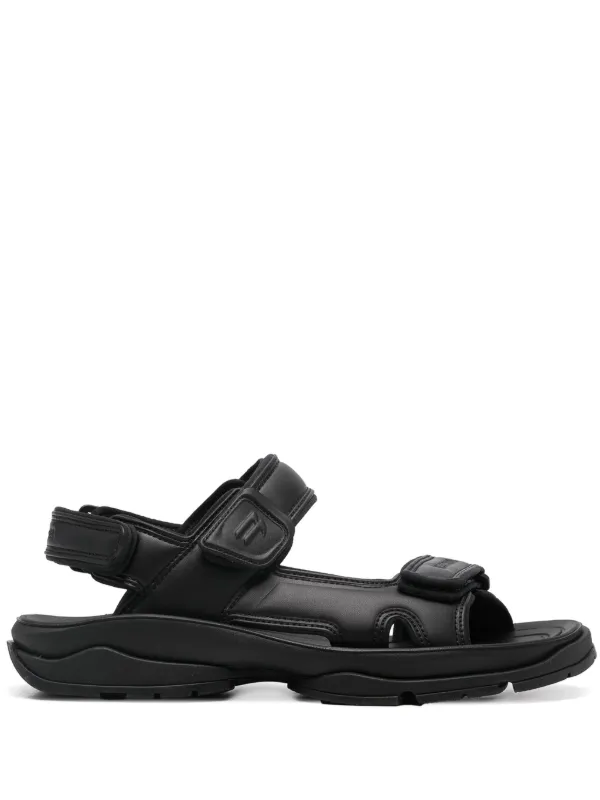 Balenciaga Tourist Sandals Black FARFETCH AO