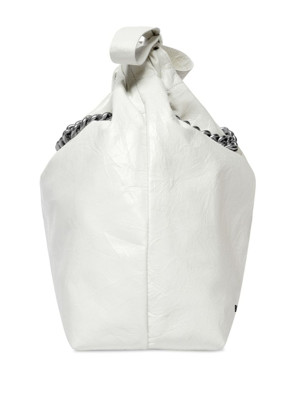 Shop Balenciaga Crush Tote Bag In Weiss