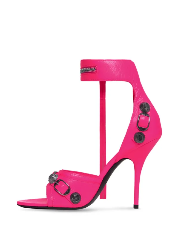 Balenciaga Cagole 110mm Stiletto Sandals Pink FARFETCH CA