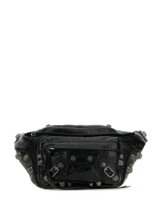 Balenciaga black fanny pack top