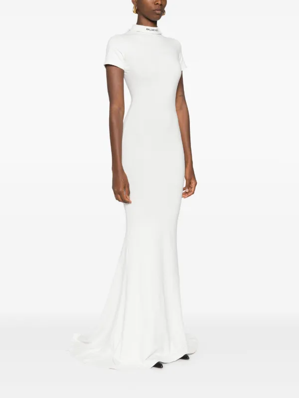 Balenciaga white dress clearance