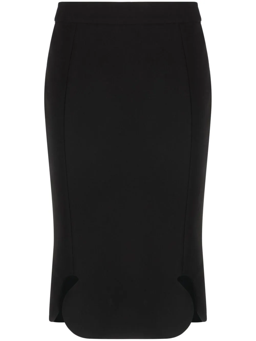 

Moschino cut-out midi skirt - Black
