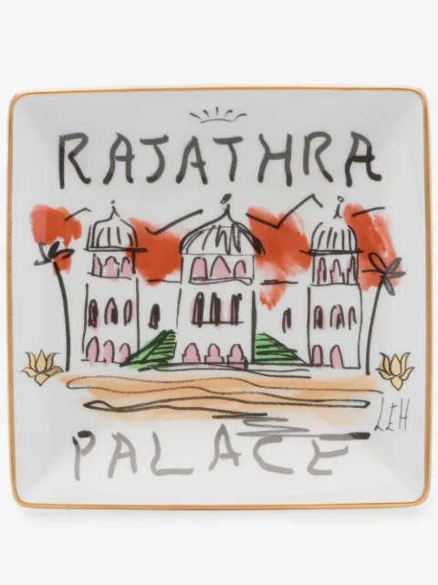 GINORI 1735 Rajathra Palace square plate (13.5cm)