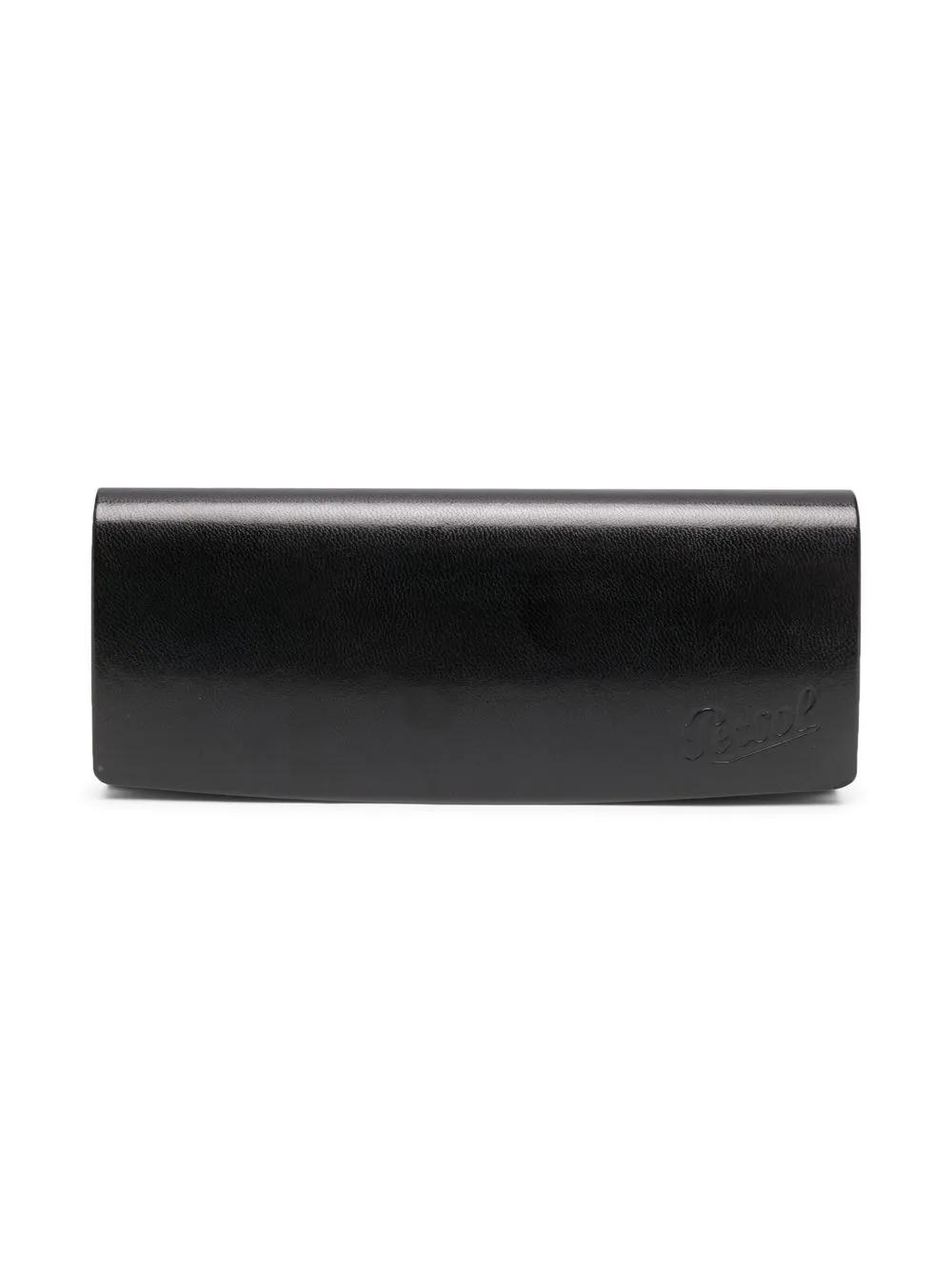 Persol Logo-plaque Glasses In Black