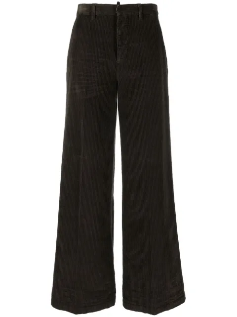 DSQUARED2 wide-leg corduroy trousers Women