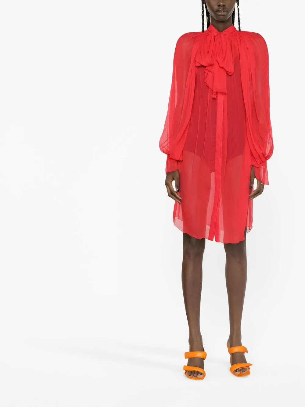 Atu Body Couture Mini-jurk met strik - Rood