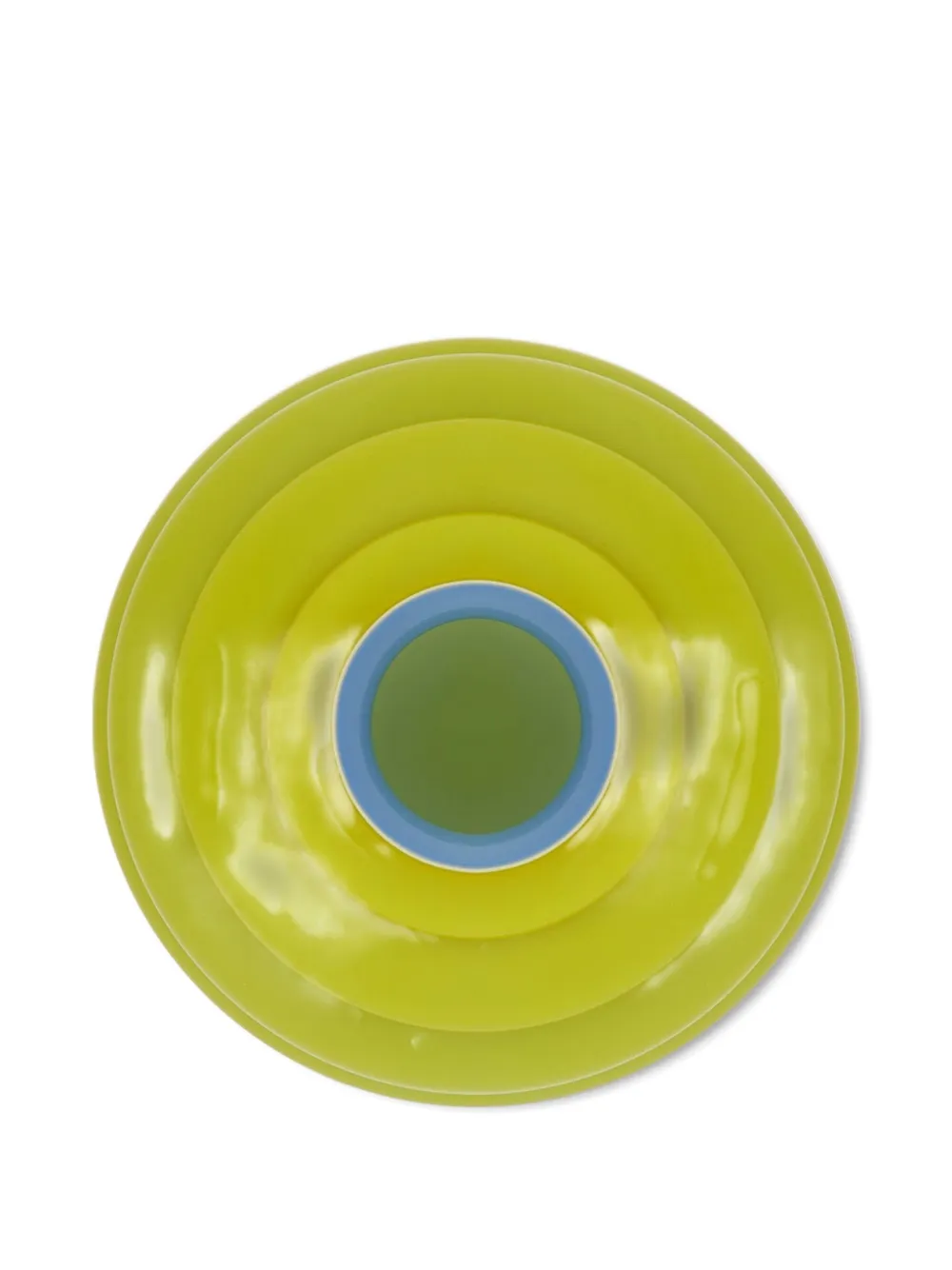 Dolce & Gabbana ribbed round vase - Groen