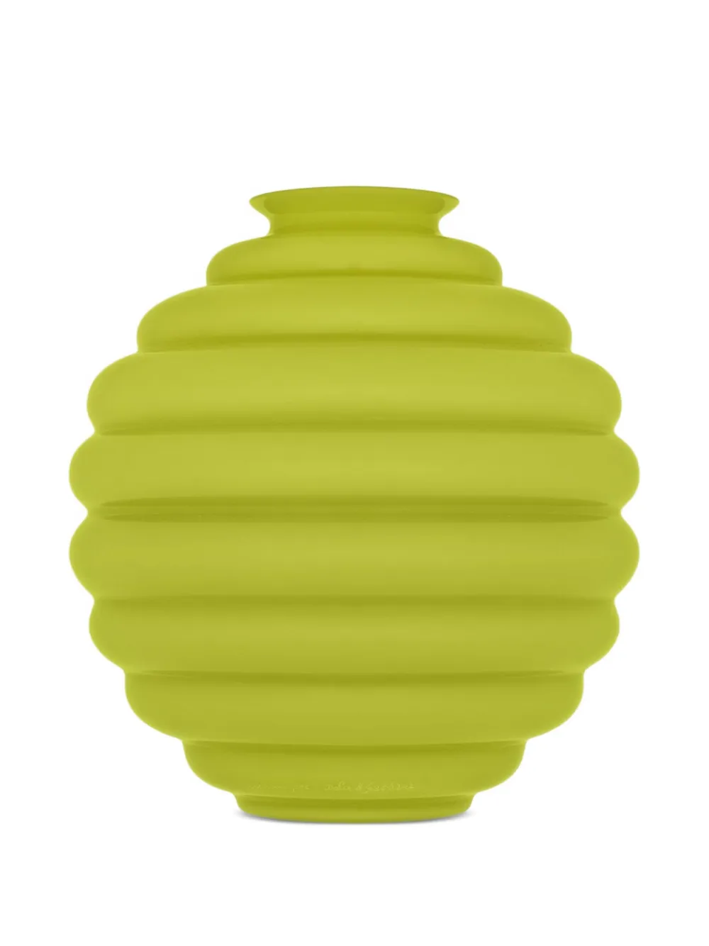 Dolce & Gabbana ribbed round vase | Green | Image 1