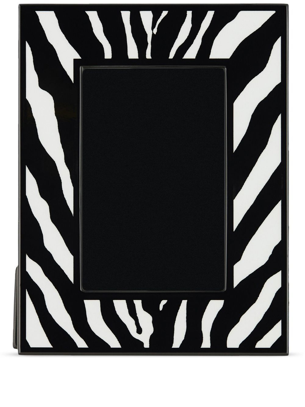Dolce & Gabbana Zebra-print Photo Frame In Black