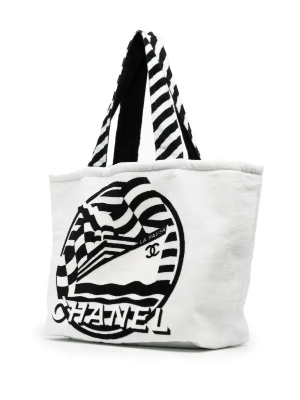 Chanel Pre-owned Cruise La Pausa Tote - White