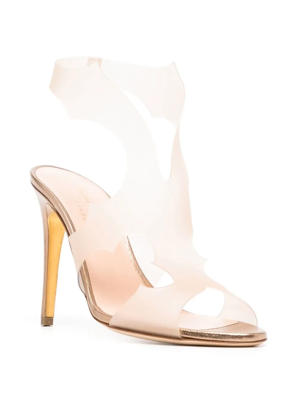 Rupert Sanderson Carissma 100 uitgesneden sandalen - Beige