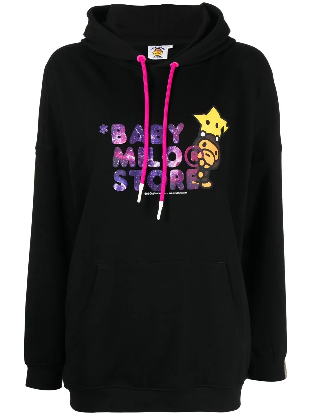 *BABY MILO® STORE BY *A BATHING APE® hoodie à imprimé graphique - Noir Top Merken Winkel