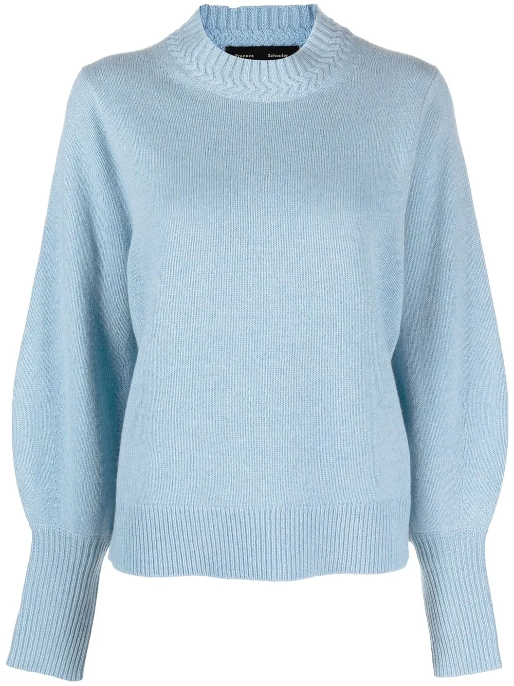

Proenza Schouler balloon-sleeve crew neck jumper - Blue