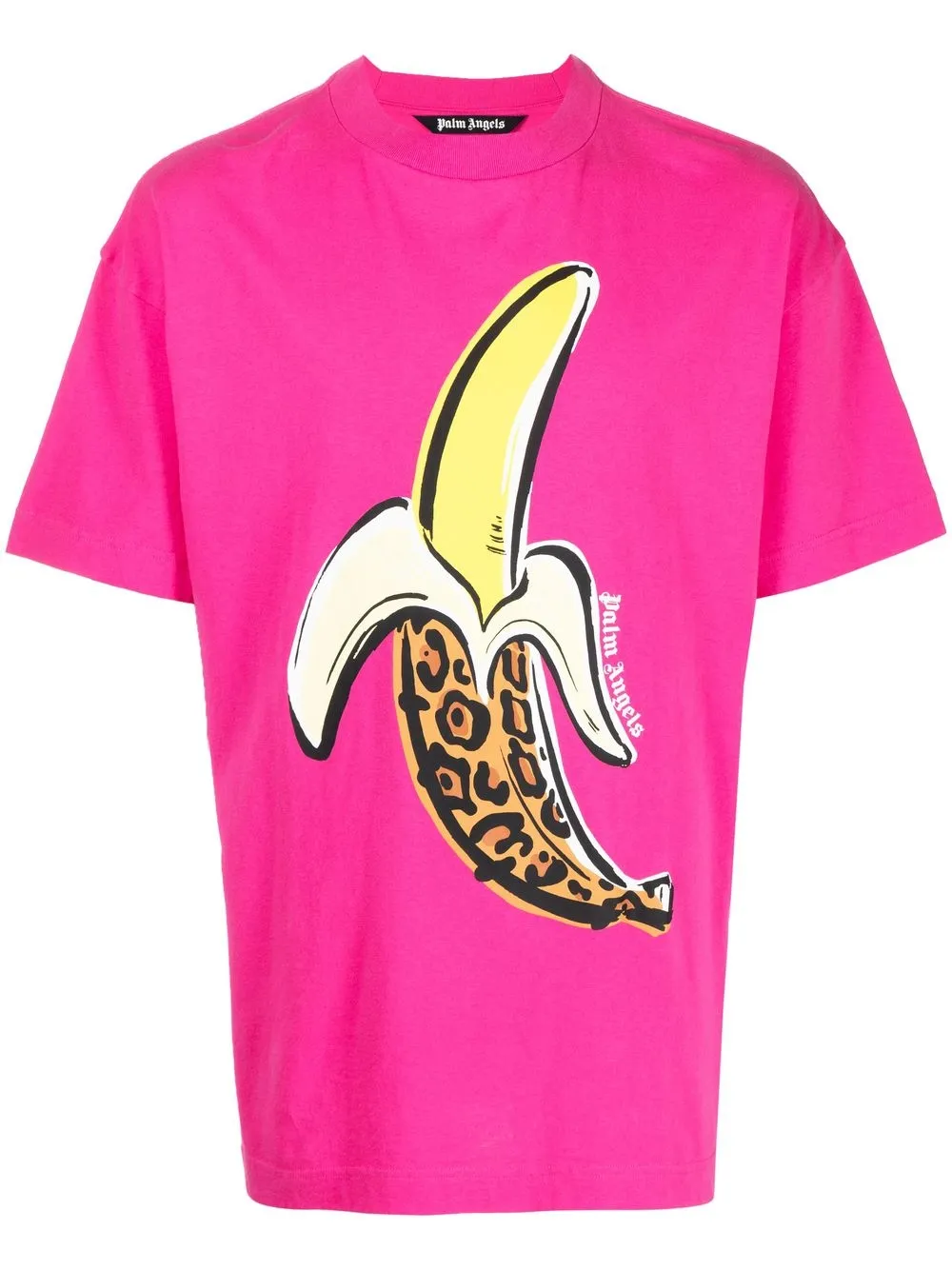 

Palm Angels banana-print cotton T-shirt - Pink