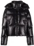 Duvetica logo-patch puffer jacket - Black