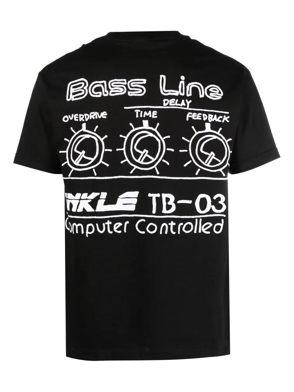 Pleasures x Unkle TB-03 katoenen T-shirt - Zwart