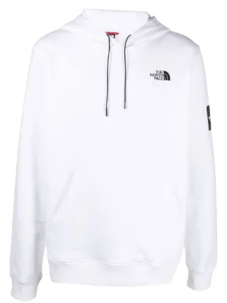 The North Face Logo Patch Cotton Hoodie - Farfetch