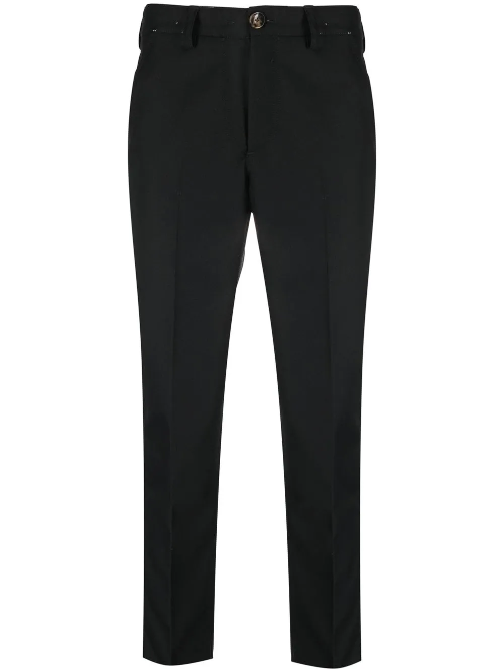 

PT Torino straight-leg mid-rise trousers - Black