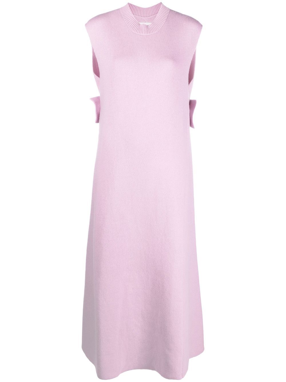 

Jil Sander knitted sleeveless midi dress - Purple