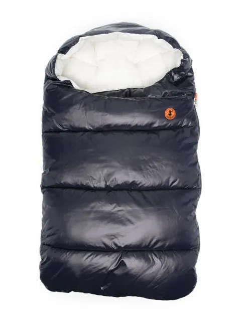 Save The Duck Kids padded logo-patch sleeping-bag