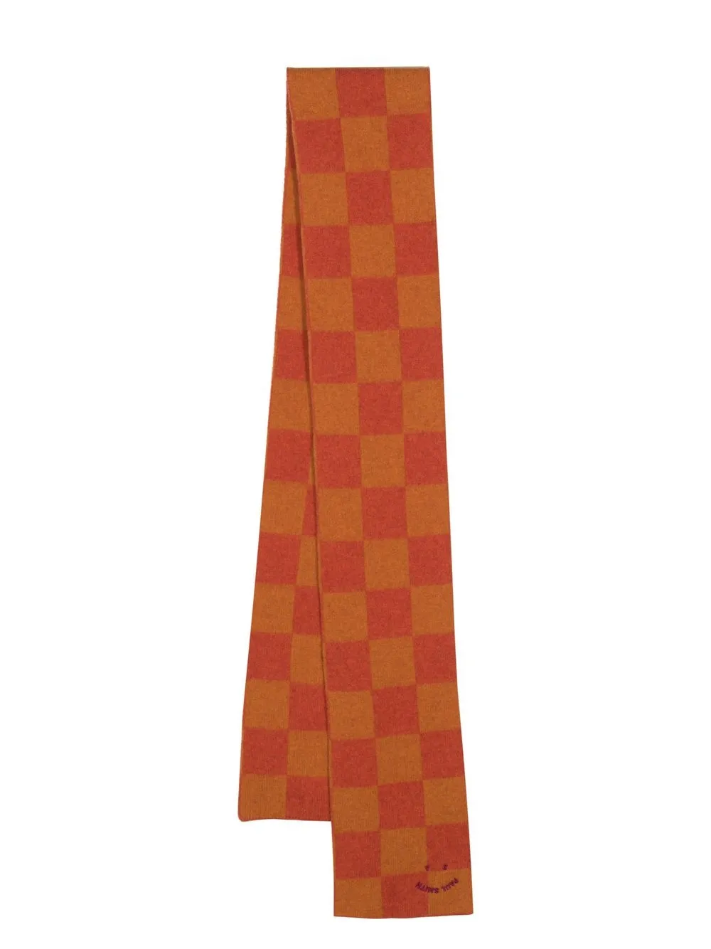 

Paul Smith bufanda con logo bordado - Naranja