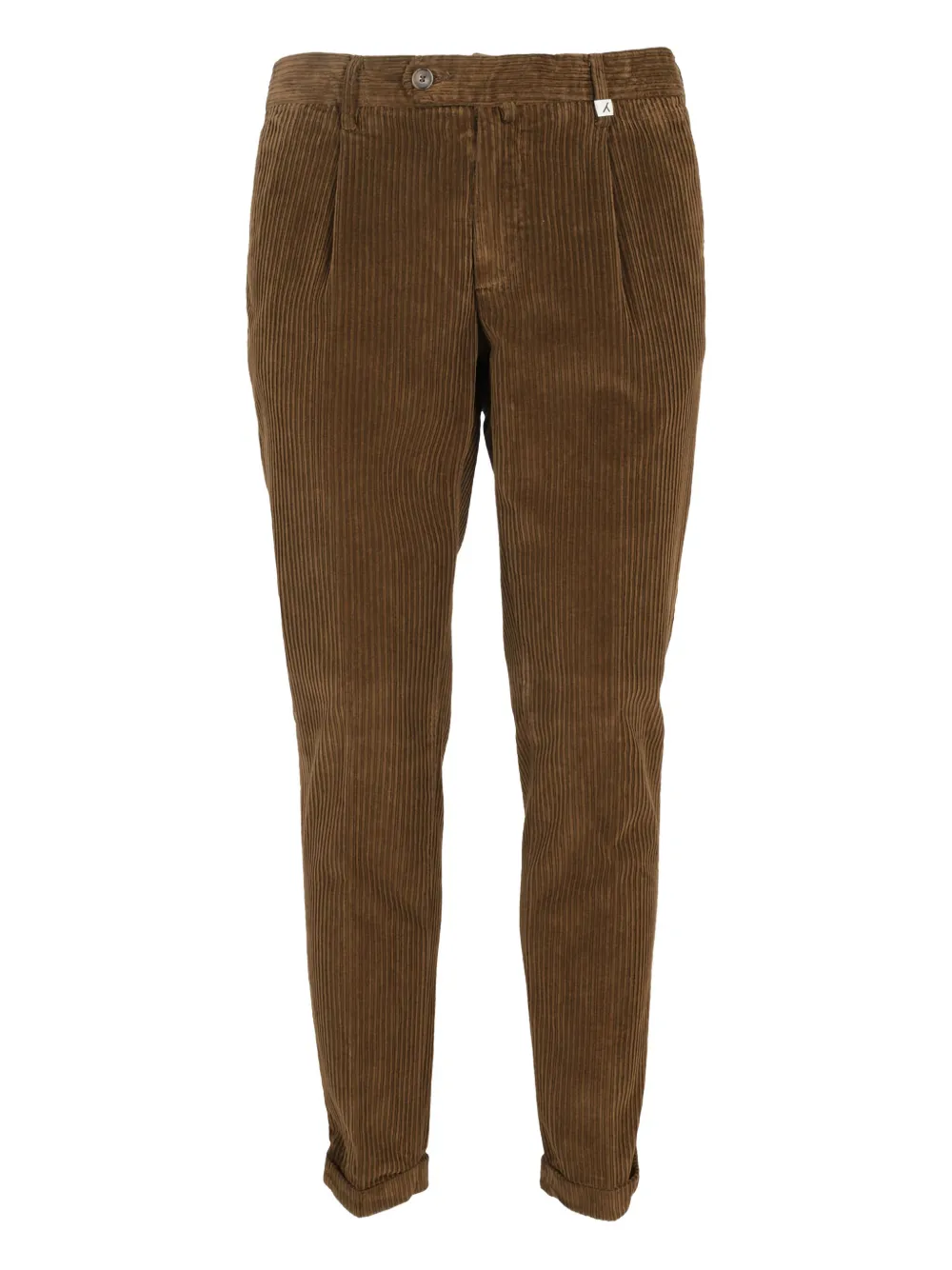 Myths corduroy tapered trousers | Brown | Image 1