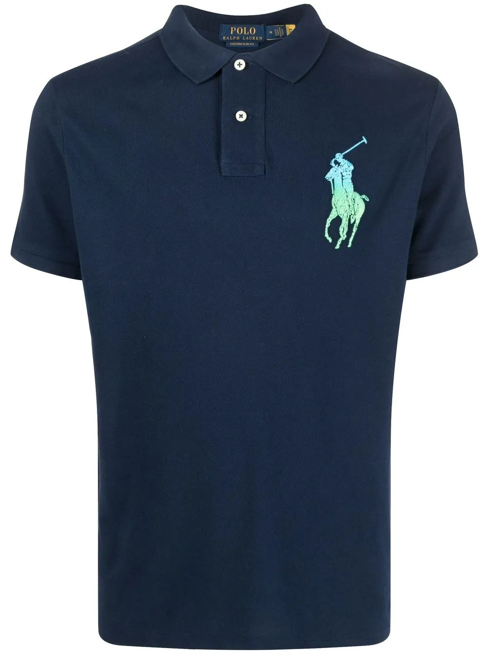 Polo Ralph Lauren Embroidered-logo Polo Shirt In Blue | ModeSens