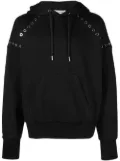 Alexander McQueen eyelet-embellished hoodie - Black