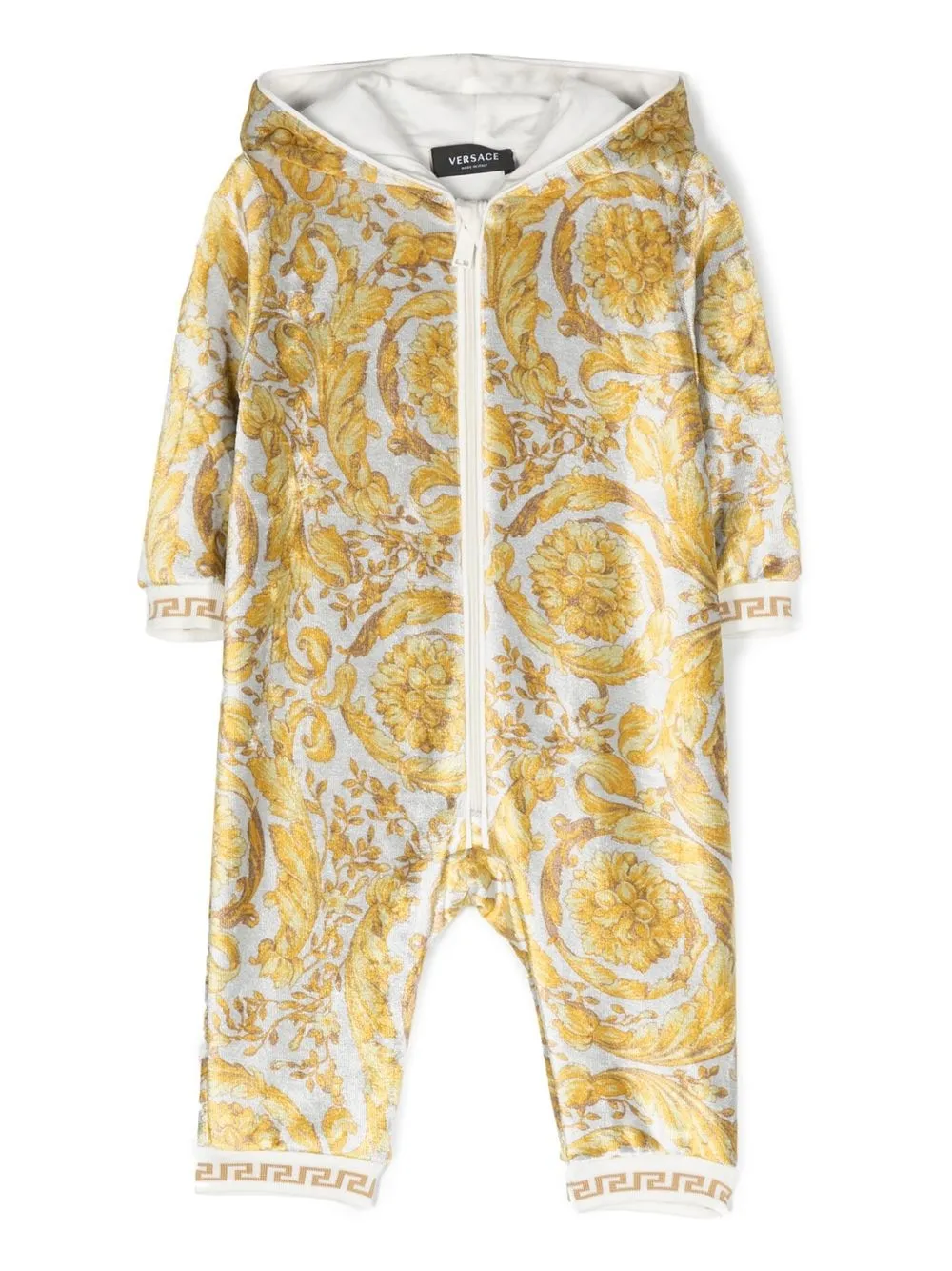 

Versace Kids body con estampado Barocco - Amarillo