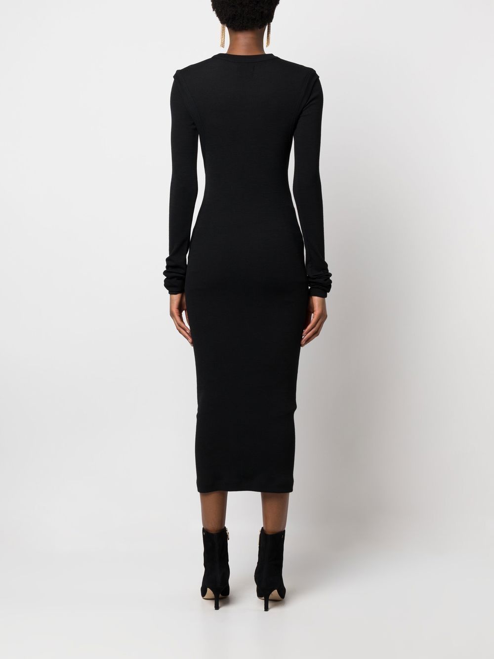 GANNI knitted midi dress Women