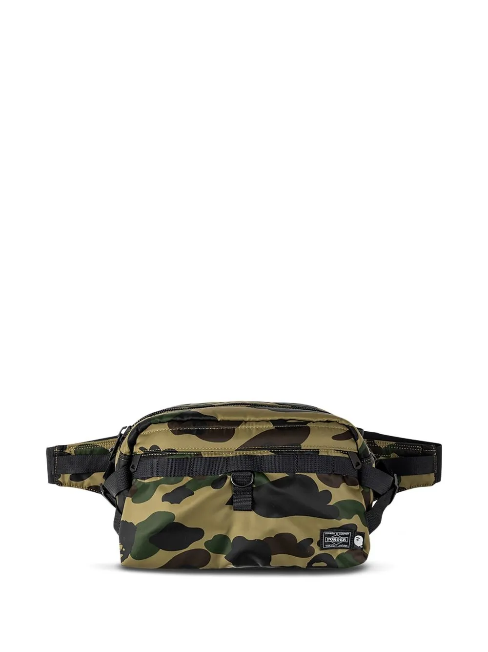 H17cmBAPE × PORTER TROPICAL CAMO WAIST BAG - ウエストポーチ