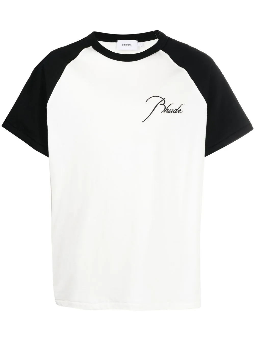 logo-embroidered T-shirt