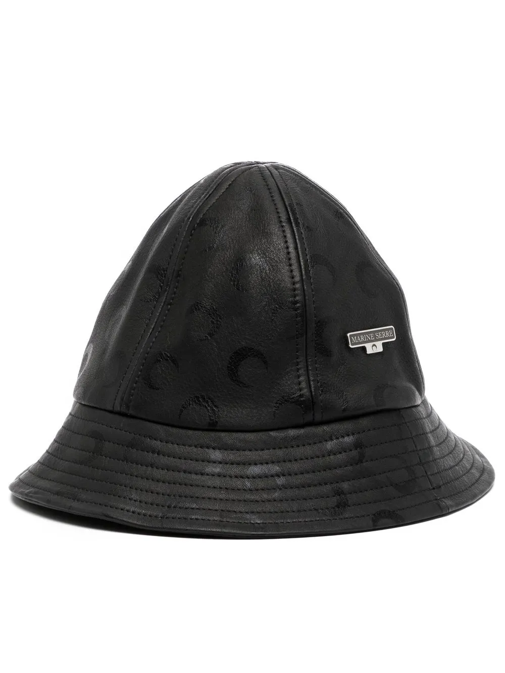 

Marine Serre crescent-moon print bucket hat - Black