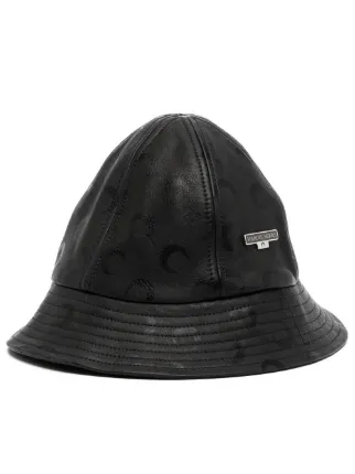 Marine Serre crescent-moon Print Bucket Hat | Black Marine Serre crescent-moon Print Bucket Hat | Black