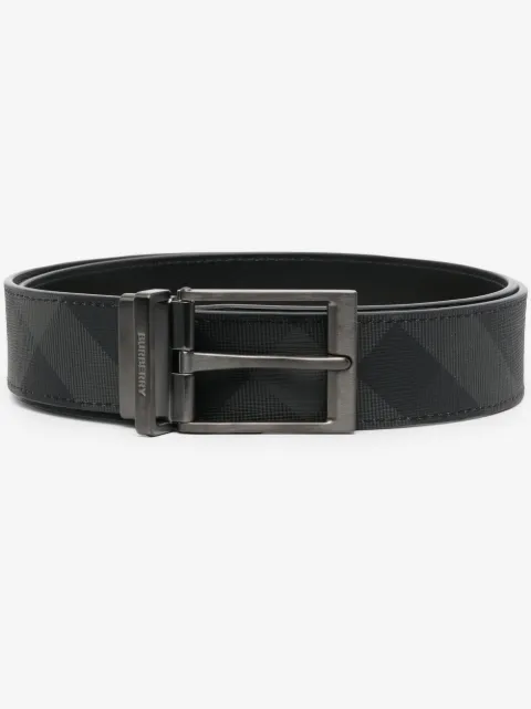 Burberry reversible Check belt