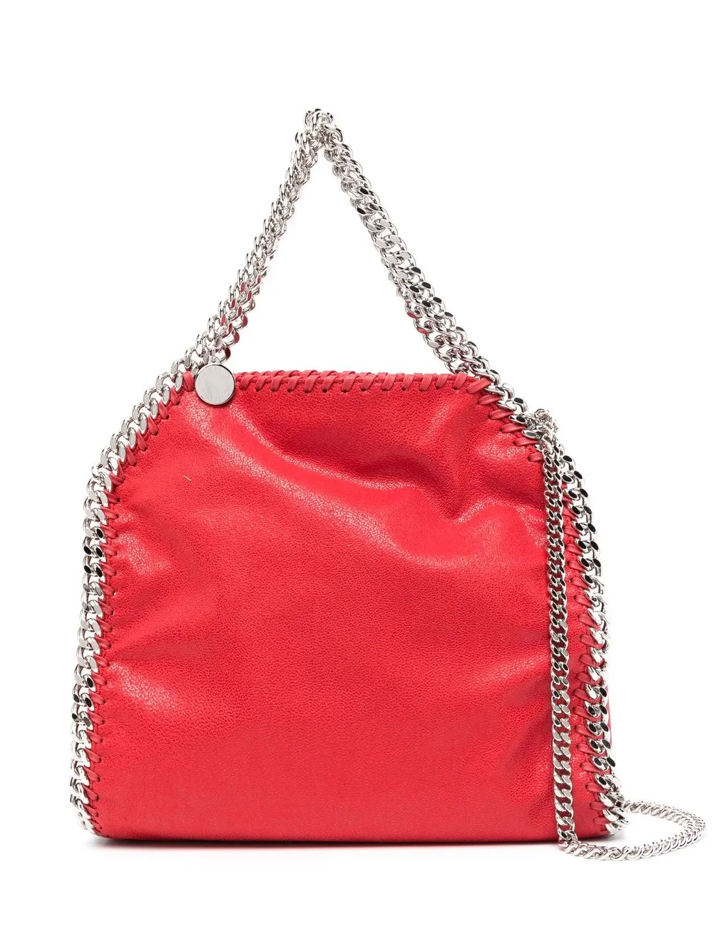 

Stella McCartney Falabella chain-trim tote bag - Red