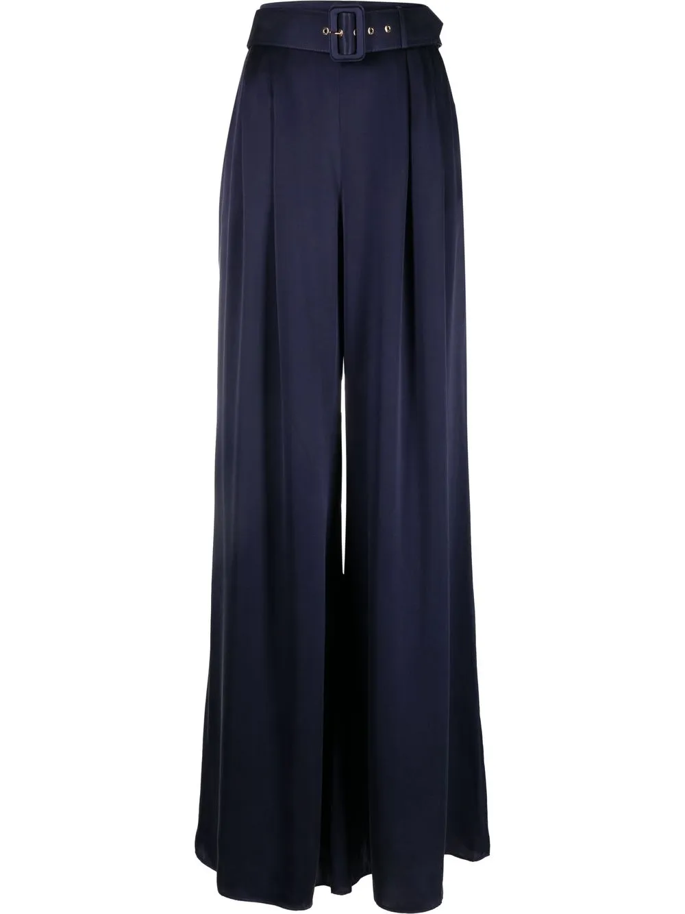 

ZIMMERMANN belted wide-leg trousers - Blue