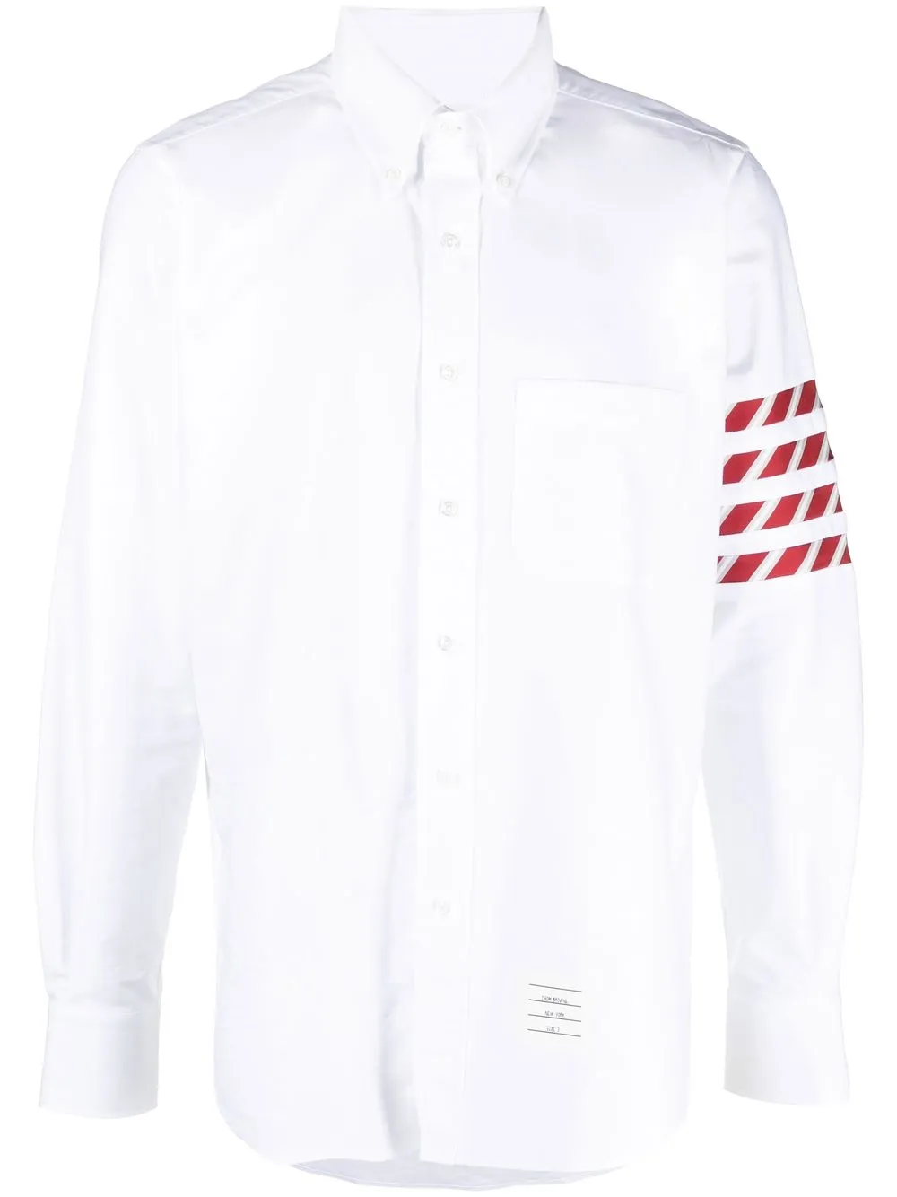 

Thom Browne 4-Bar stripe long-sleeve shirt - White