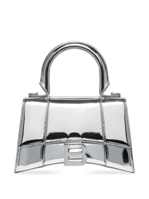 Balenciaga Hourglass metallic tote bag