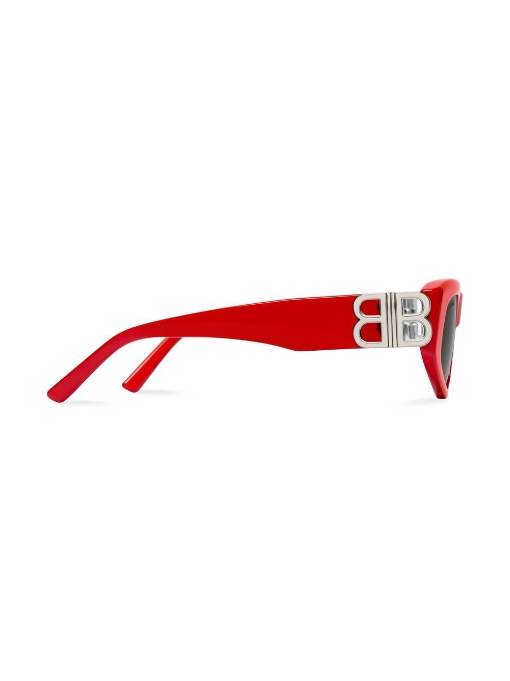 Shop Balenciaga Dynasty D-frame Sunglasses In Red