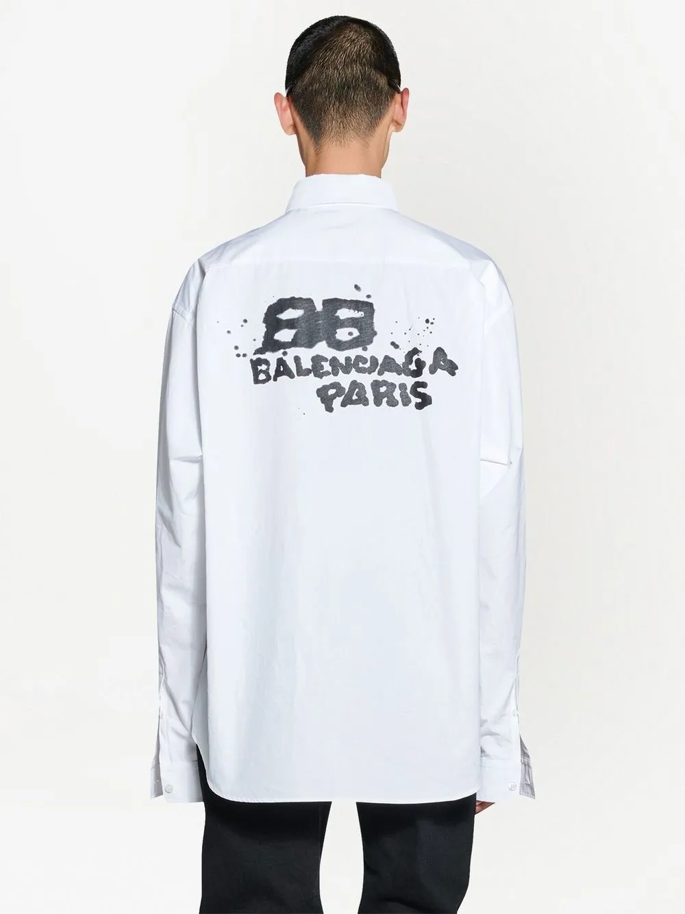 Balenciaga Hand Drawn BB Icon Shirt - Farfetch