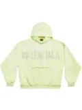 Balenciaga Tape Type distressed hoodie - Yellow