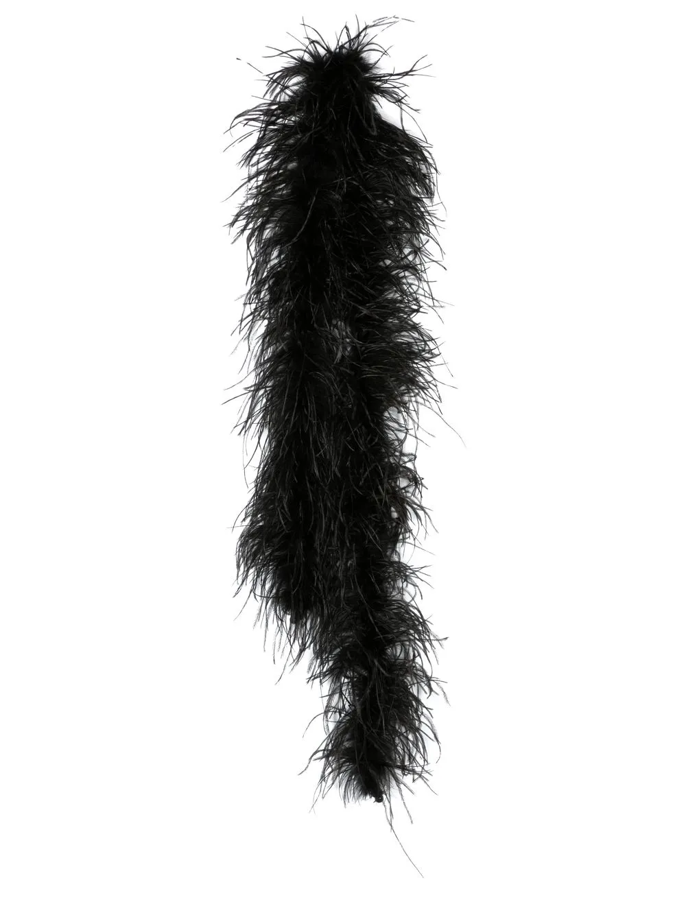 

Atu Body Couture feather-detail scarf - Black