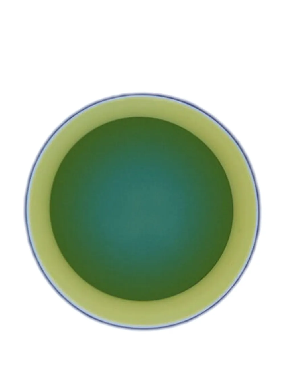 Dolce & Gabbana ribbed glass vase - Blauw