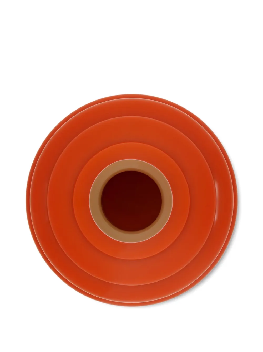 Dolce & Gabbana layered round vase (23cm x 24.5cm) - Oranje
