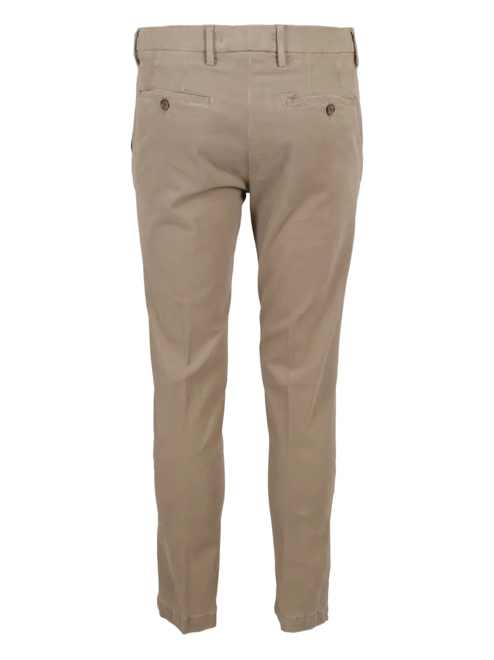 Myths Broek met logoplakkaat - Beige