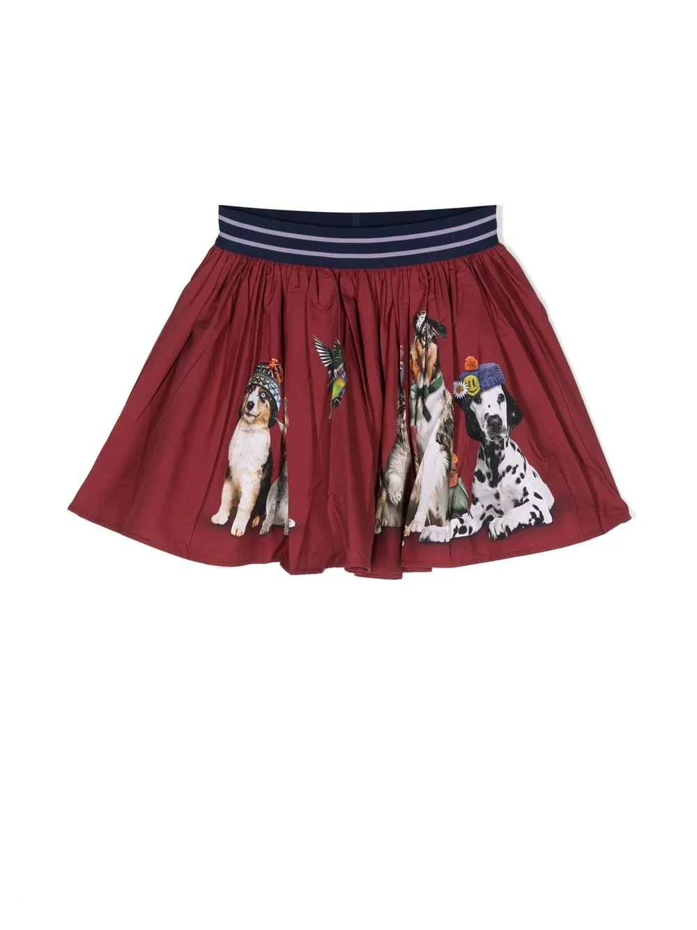 

Molo pets print cotton skirt - Red