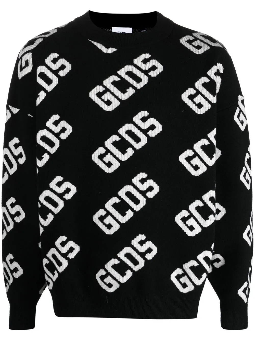 

Gcds logo-print crew neck sweatshirt - Black