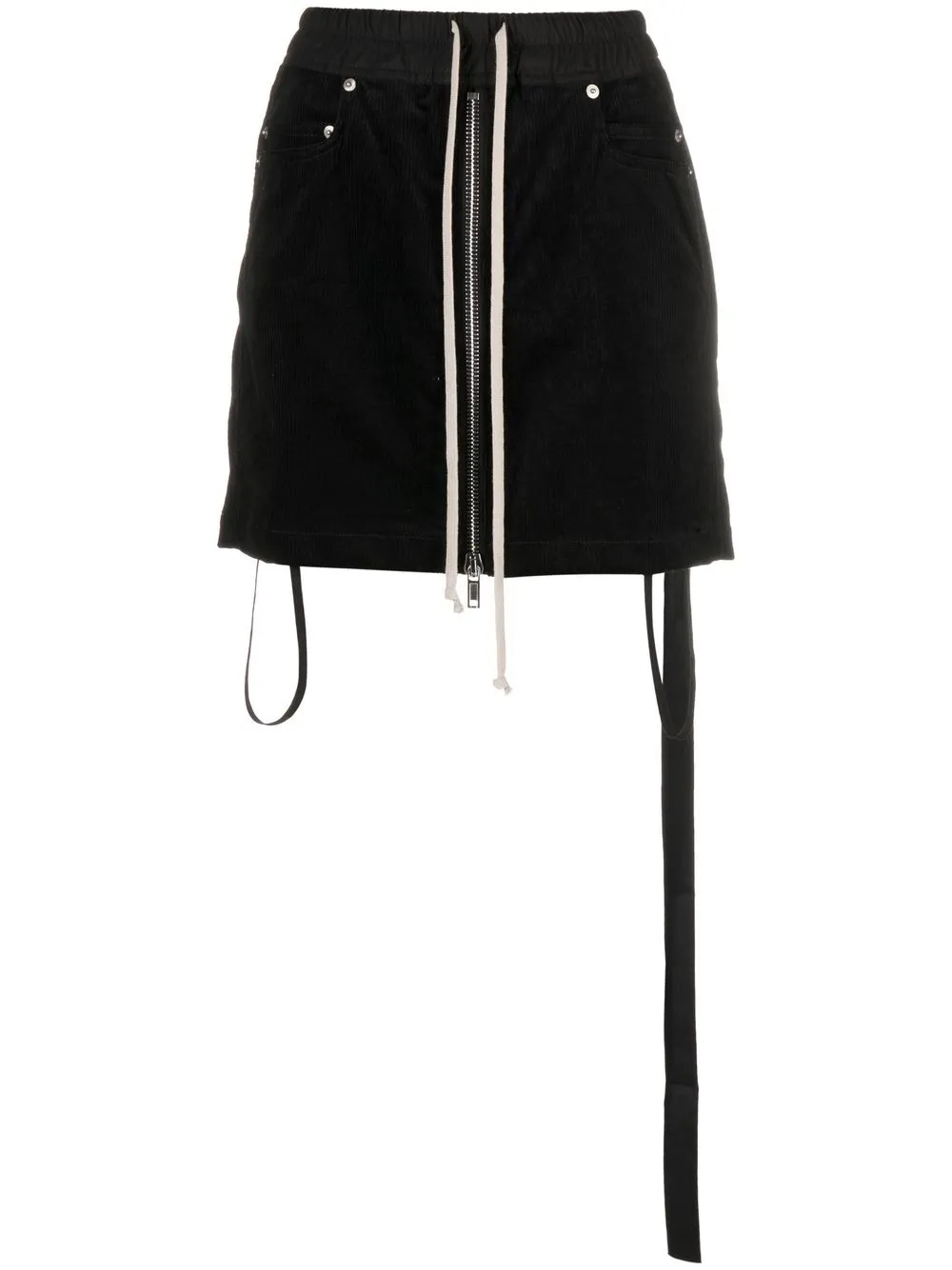 

Rick Owens drawstring-detail mini skirt - Black