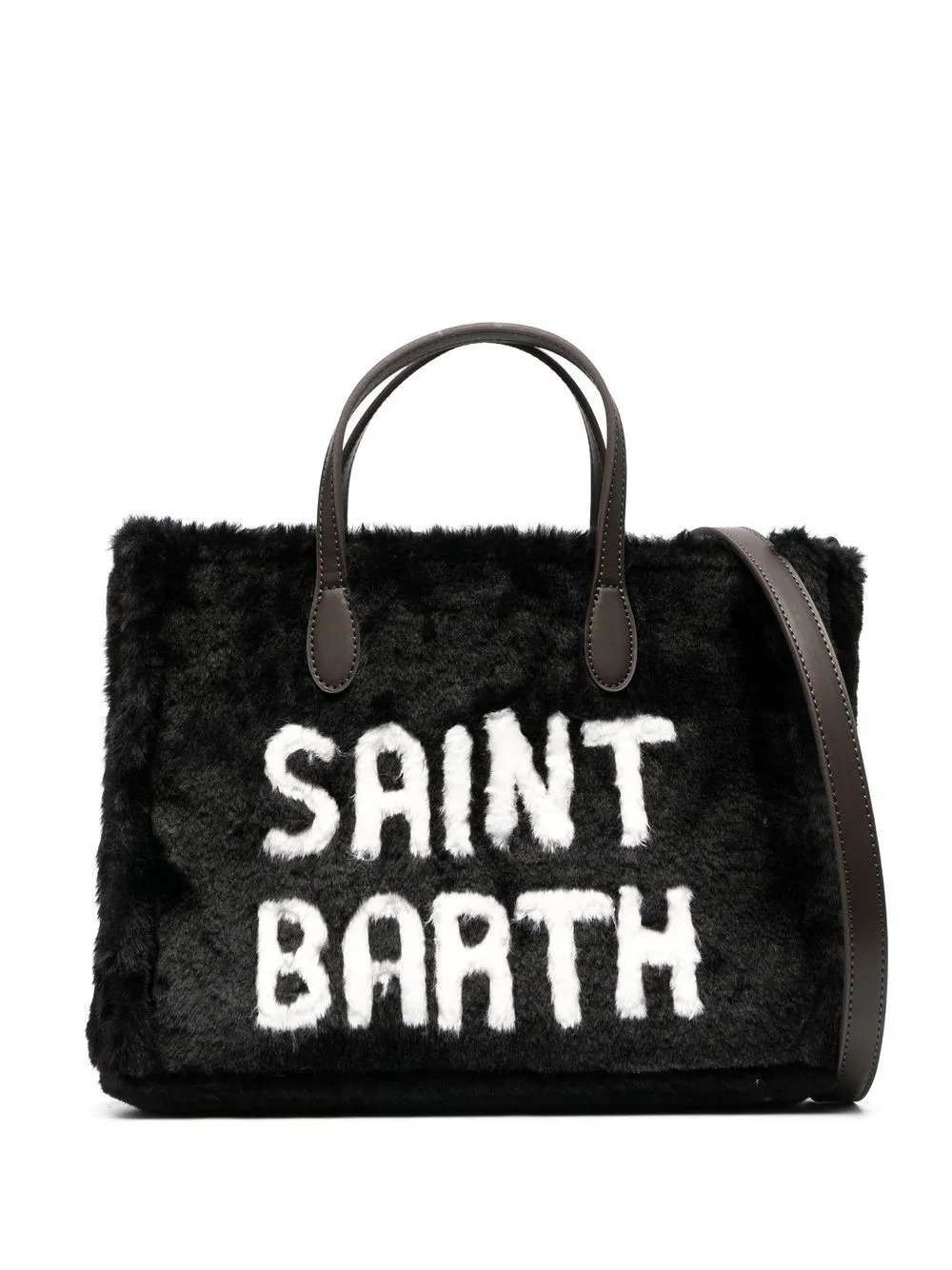 

MC2 Saint Barth Vivian faux-fur tote bag - Black